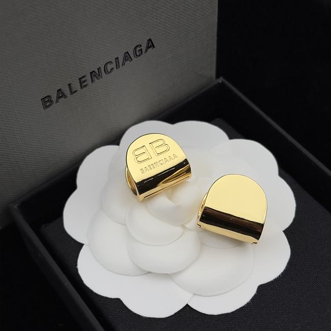 Balenciaga Earrings Gold 142 - 1