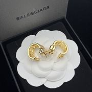 Balenciaga Earrings Gold 205 - 3