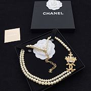 Chanel Necklace Gold Pearl 11 - 5