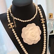 Chanel Necklace Gold Pearl 60 - 3