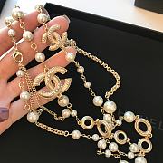 Chanel Necklace Gold Pearl 62 - 4