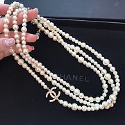 Chanel Necklace Gold Pearl 68 - 5