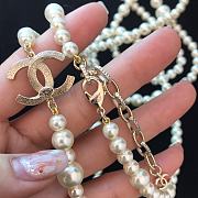 Chanel Necklace Gold Pearl 68 - 4