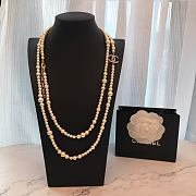 Chanel Necklace Gold Pearl 68 - 3