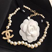 Chanel Necklace Gold Pearl 74 - 4