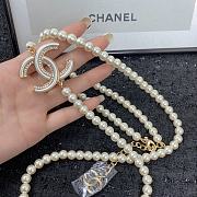 Chanel Necklace Gold Pearl 77 - 5