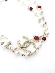 Chanel Necklace Gold Pearl 91 - 4