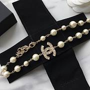 Chanel Necklace Gold Pearl 176 - 5