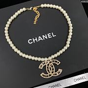 Chanel Necklace Gold Pearl 232 - 6