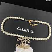 Chanel Necklace Gold Pearl 232 - 3