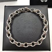 Crow Heart Bracelet Silver 419 - 5