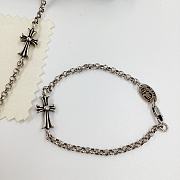 Crow Heart Bracelet Silver 438 - 5