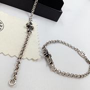 Crow Heart Bracelet Silver 438 - 4