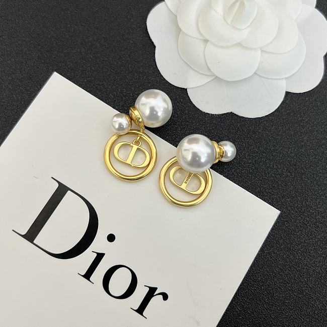 Dior Earrings Gold 112 - 1