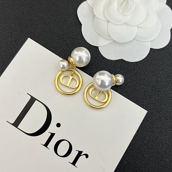 Dior Earrings Gold 112