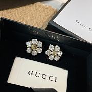 Gucci Earrings Gold Flower 300 - 3