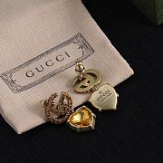 Gucci Earrings Gold Heart 06 - 2
