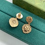 Gucci Earrings Gold Lion 06 - 3