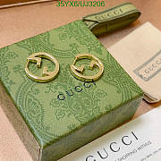 Gucci Earrings Gold UJ3206 - 2