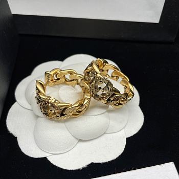 Gucci Earrings Round Gold 15