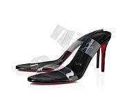 Christian Louboutin Mules Just Nothing Patent Leather Black 85mm - 1