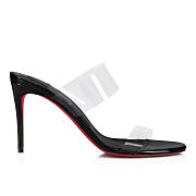 Christian Louboutin Mules Just Nothing Patent Leather Black 85mm - 4