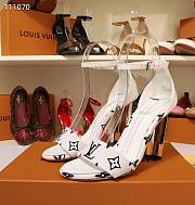 LV Pumps Sandals White 190428C - 1