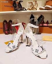 LV Pumps Sandals White 190428C - 3