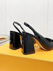 LV Shake Slingback Pump Black 5.5cm 8.5cm - 6