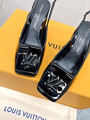 LV Shake Slingback Pump Black 5.5cm 8.5cm - 4