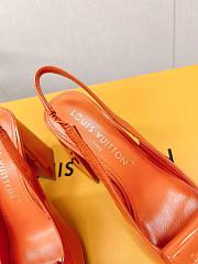 LV Shake Slingback Pump Orange 5.5cm 8.5cm - 3