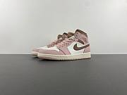 Air Jordan 1 Mid Pink Oxford Brown BQ6472-620 - 1