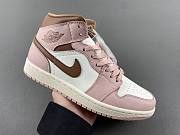Air Jordan 1 Mid Pink Oxford Brown BQ6472-620 - 2