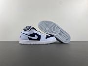 Air Jordan 1 Low SE Football Grey White Gym Red Midnight Navy FZ8778-044 - 3
