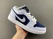 Air Jordan 1 Low SE Football Grey White Gym Red Midnight Navy FZ8778-044 - 2