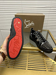 Christian Louboutin Sneaker Louis Spikes Junior 032#326 - 2