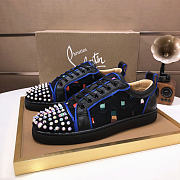 Christian Louboutin Sneaker Louis Junior Spikes 028#326 - 5
