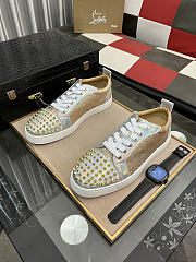 Christian Louboutin Louis Spikes Junior Gold - 4