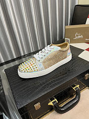 Christian Louboutin Louis Spikes Junior Gold - 3