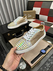 Christian Louboutin Louis Spikes Junior Gold - 2