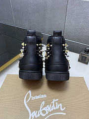 Christian Louboutin Louis Orlato Spikes Flat Black 048#326 - 3