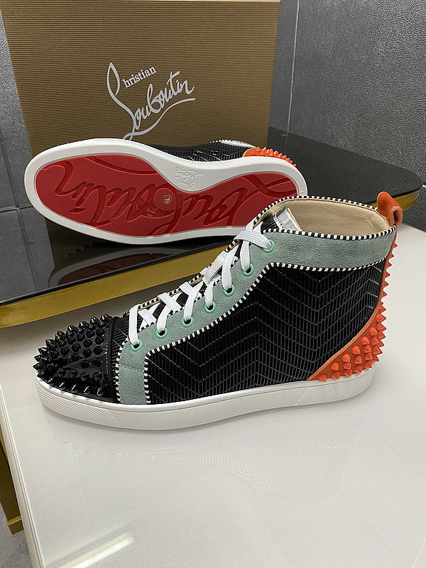 Christian Louboutin Louis Orlato Spikes Flat 009#326 - 1