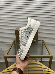 Christian Louboutin Louis Junior P Pik Pik Strass White 080#326 - 6