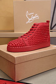 Christian Louboutin Louis High-top Sneakers Red - 4