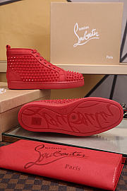 Christian Louboutin Louis High-top Sneakers Red - 3