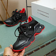 Christian Louboutin Loubishark Black Red 021#326 - 2
