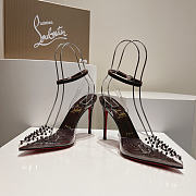 Christian Louboutin Heel Wine Red 086#326 - 3