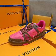 Louis Vuitton LV Trainer Brown Pink 1A85Q - 3