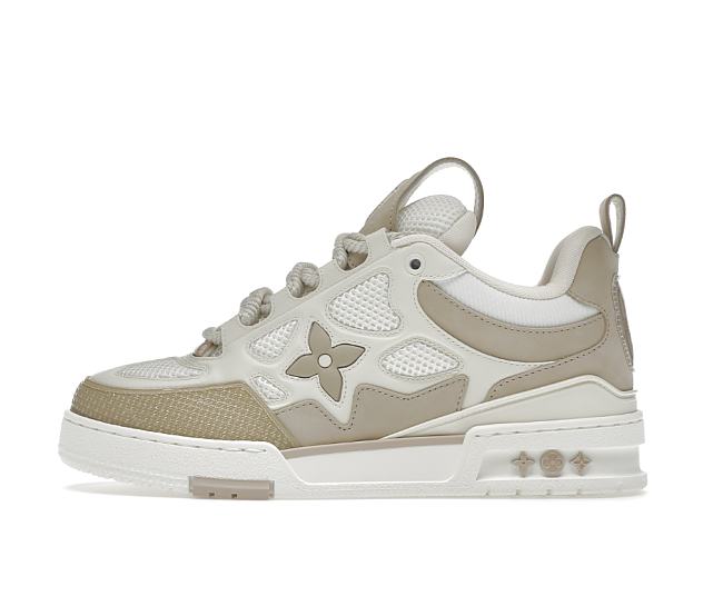 Louis Vuitton LV Skate Sneaker Beige White - 1