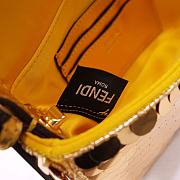 Fendi Baguette Bag Gold 6348 Size 19.5x5x11cm - 4